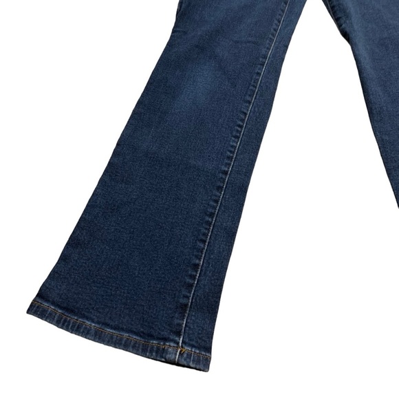 Caslon | Denim Jeans Straight Wide Leg Size 8 Blue Pants - Picture 7 of 7